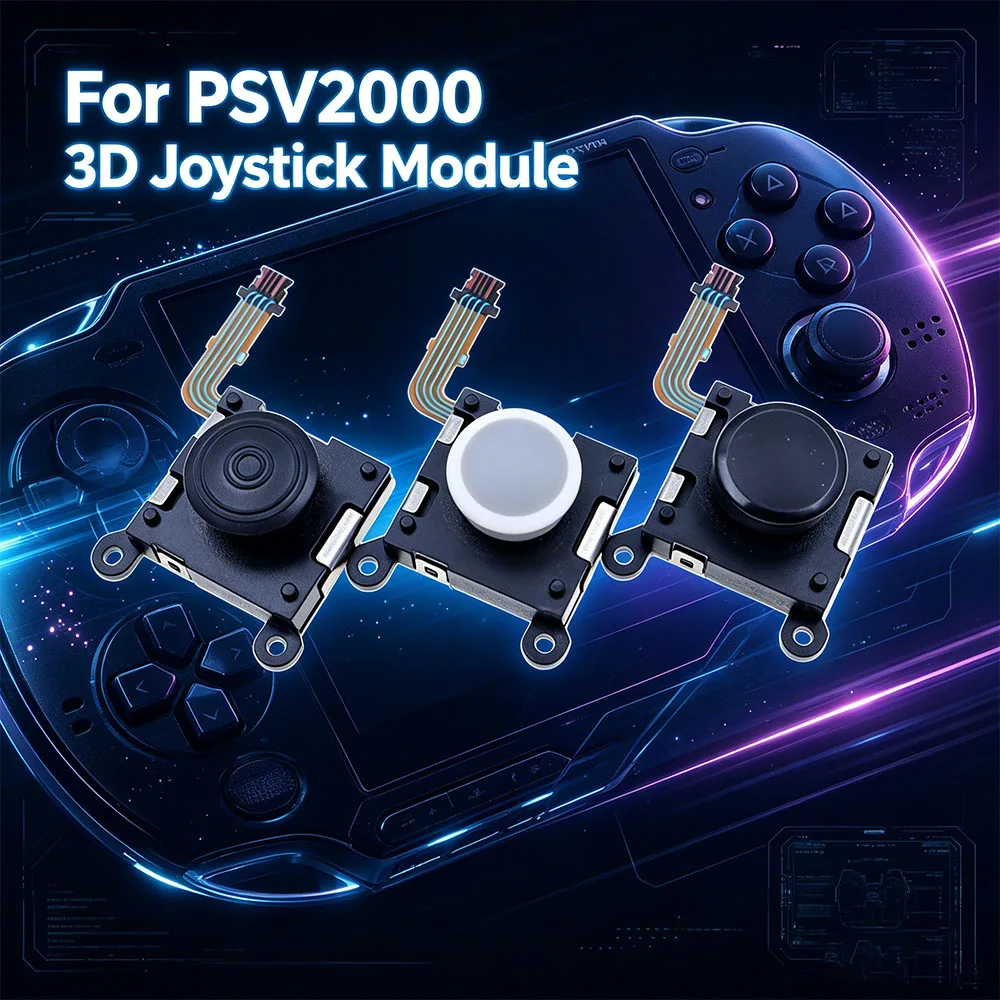 1PC For PSV2000 3D Analog Thumb Joystick Button Module Replacement For PS Vita PSV 2000 Game Console Accessories