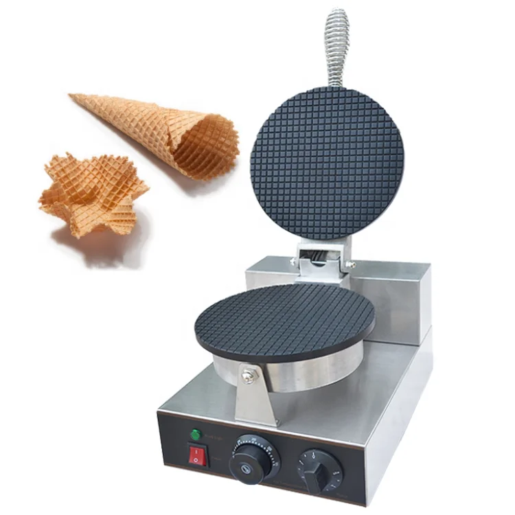 

Factory Wholesale Electric Waffle Cone Baker Commercial Ice Cream Wafer Cone Maker Machine
