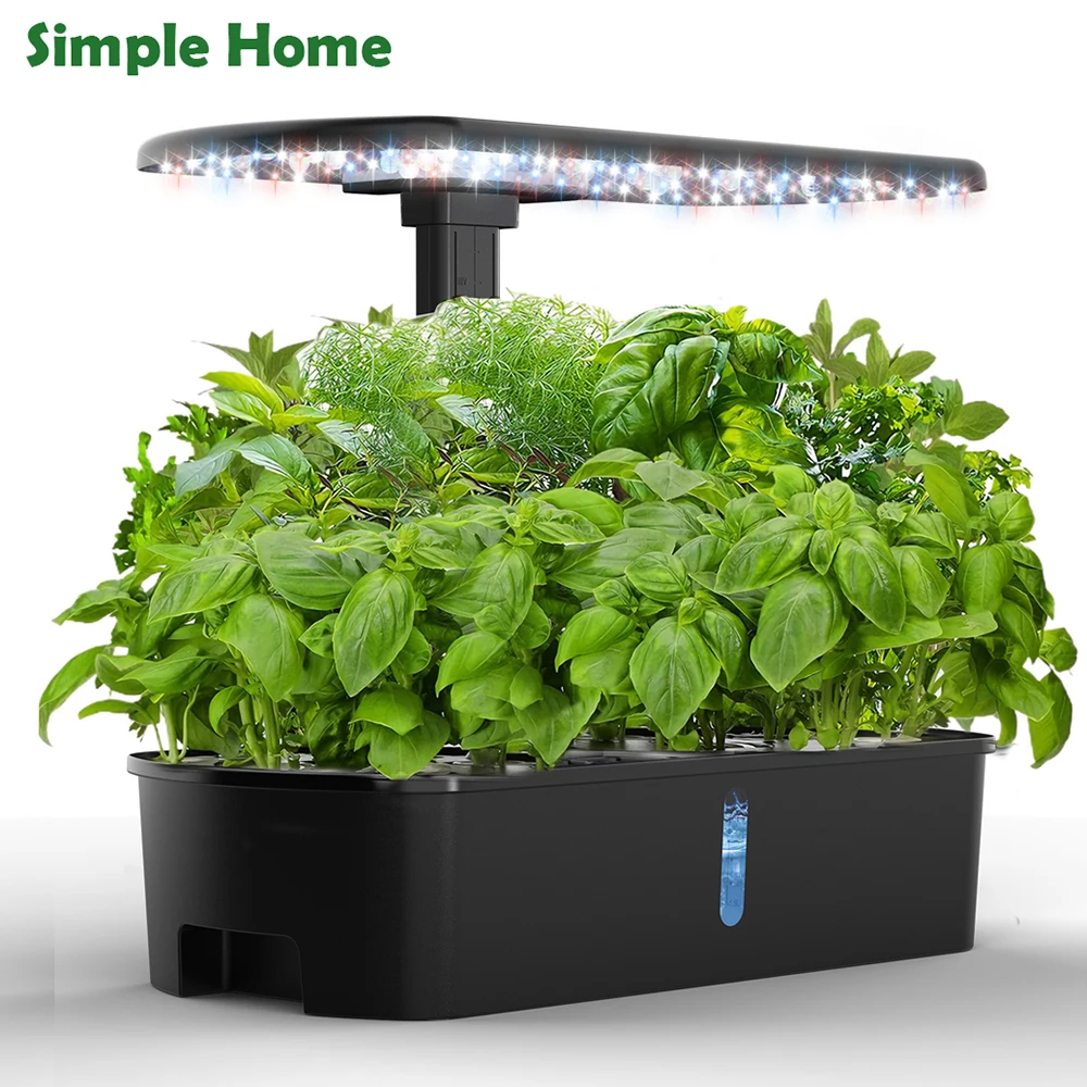 

Hydroponics Growing System For Home Smart Planting Indoor Garden with Led Grow Light Non-toxic Soilless Plant