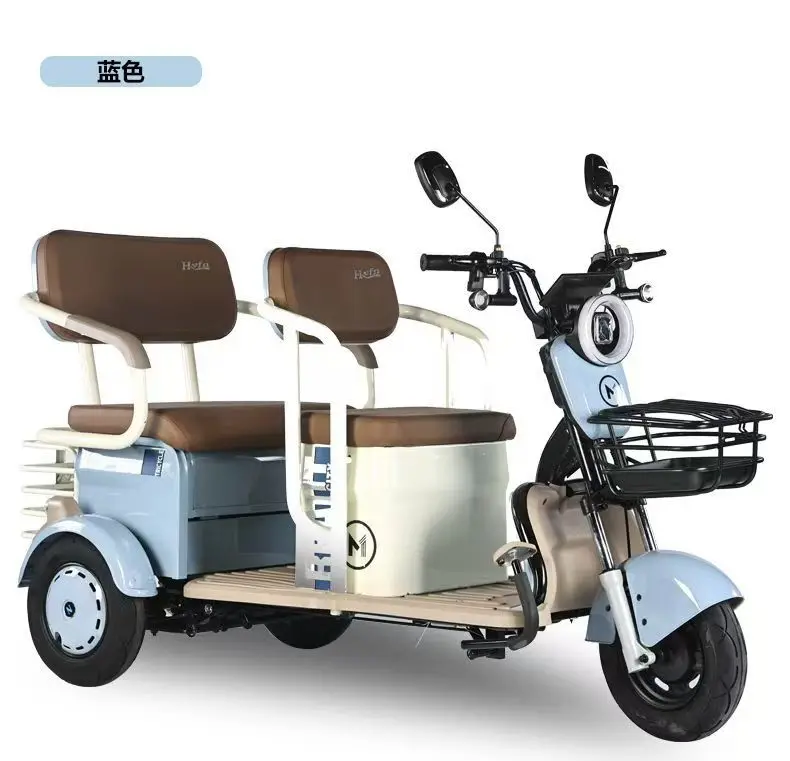 

500W brushless electric tricycle EEC electric scooter open body 60v solar