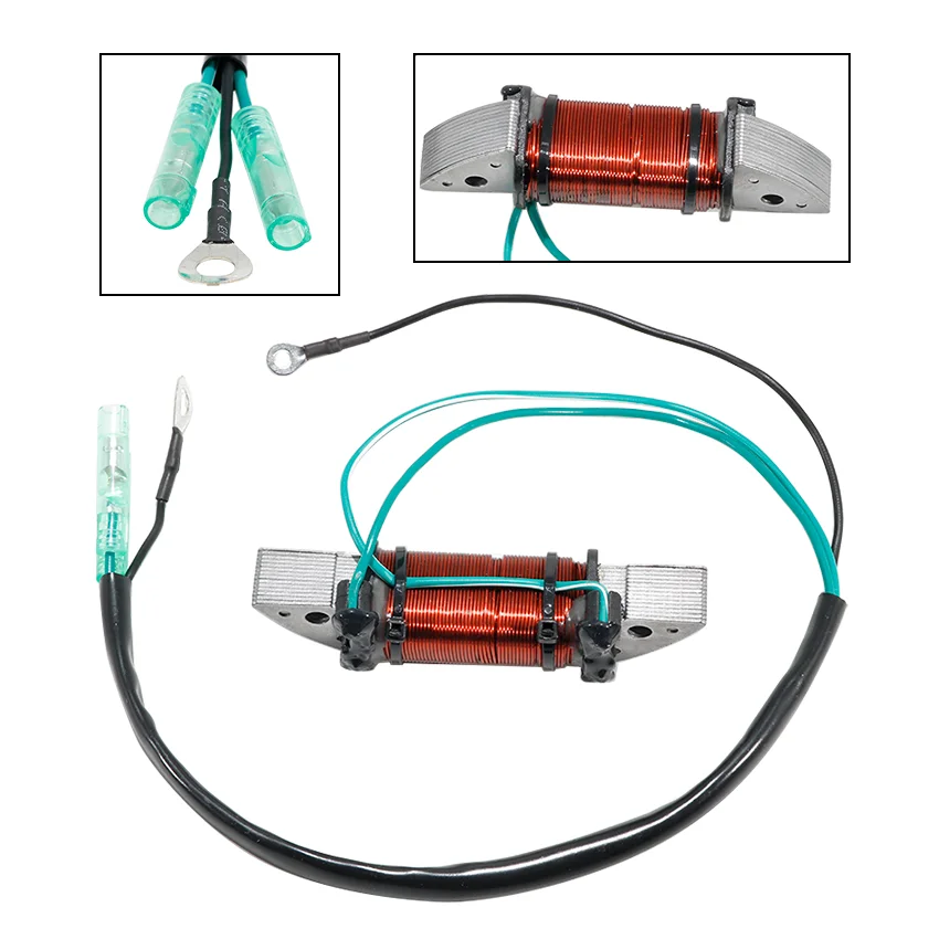 Motorcycle Ignition Generator Stator Coil For Yamaha 40HP K40J M(W)S/L  40HP E40G MHS/L 6F5-85533-00 6F5-85533-10 ignition parts