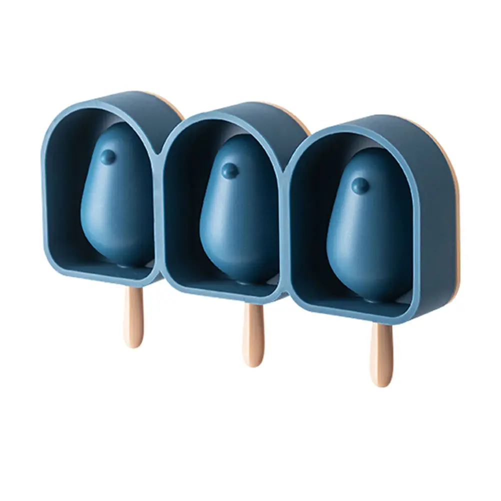 Ice Cream Mold Convenient Household Ice Pop Maker Wear Resistant Reusable DIY Dessert Mold for Summer Juice Puree