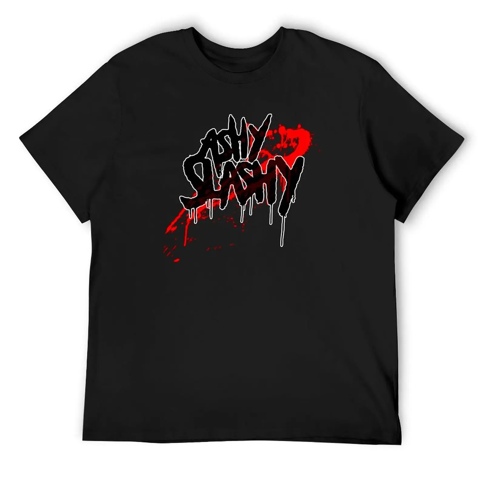 

Ash vs The Evil Dead - ASHY SLASHY (BLOOD ON BLACK) T-Shirt customs design your own graphic shirts topping men clothings