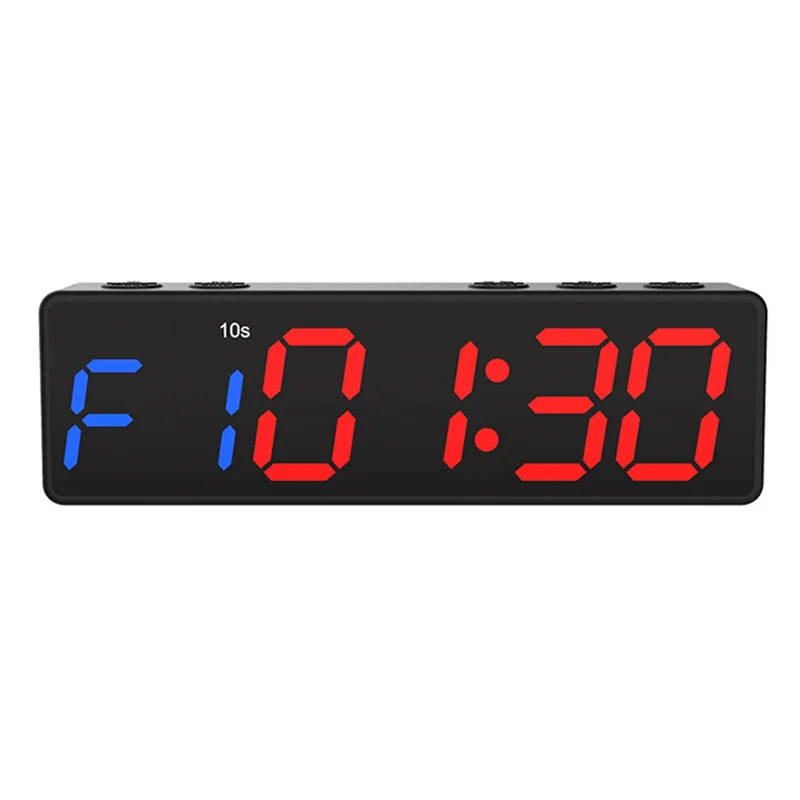 Portable Gym Timer Interval Timer Workout Fitness Clock Countdown/UP/Stopwatch Magnetic USB Rechargable Fitness Timer A