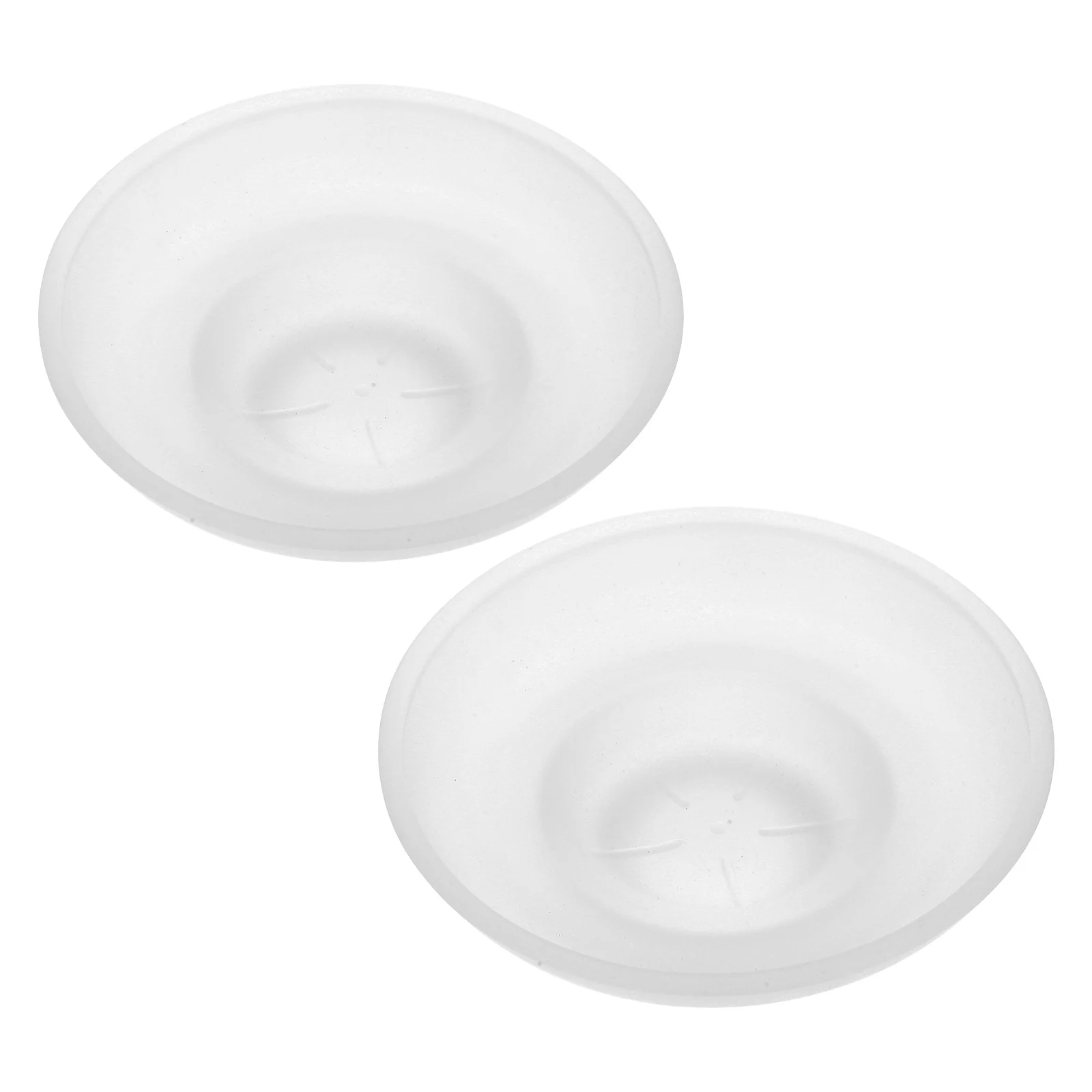 

2 Pcs Glass Soap Dish Jewelry Ceramic Dipping Bowl Bathtub Fragrance Oil Replace