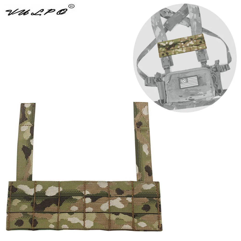 VULPO Tactical Vest Chest Rig EUD Bridge Molle Panel Modular Expansion Plate For D3CRM D3CRX Hunting Vest Accessories