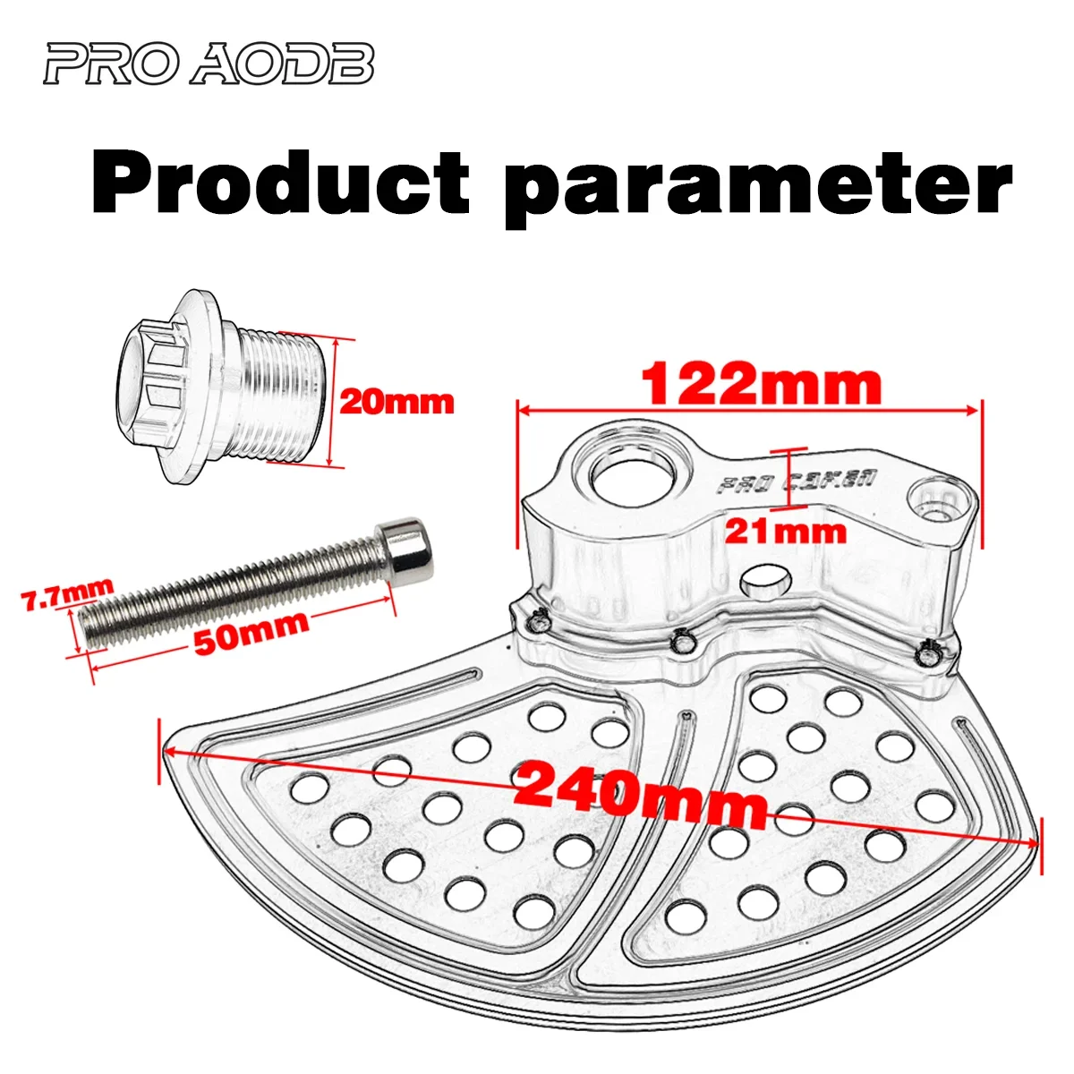 Front Brake Disc Guard Protector For KTM 125-500 SX SXF XC XCF EXC EXCF XCW TPI Six Days Motocross retrofitting Gas Gas EX EC MC