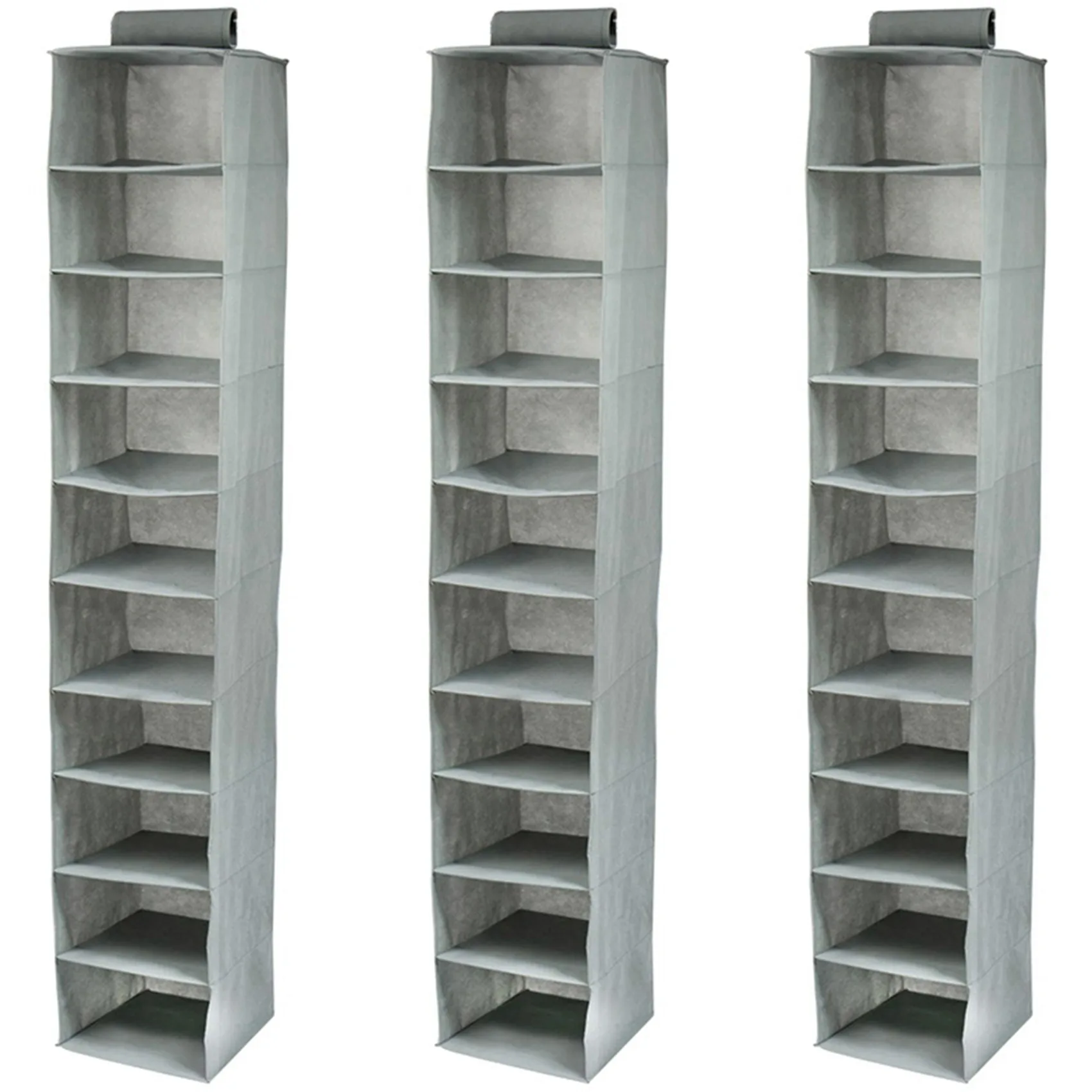 

ABUP-Hat Rack 10 Shelf Hanging Closet Hat Organizer For Hat Storage-Protect Your Caps & Keep Them In Great Condition(3 Pack)