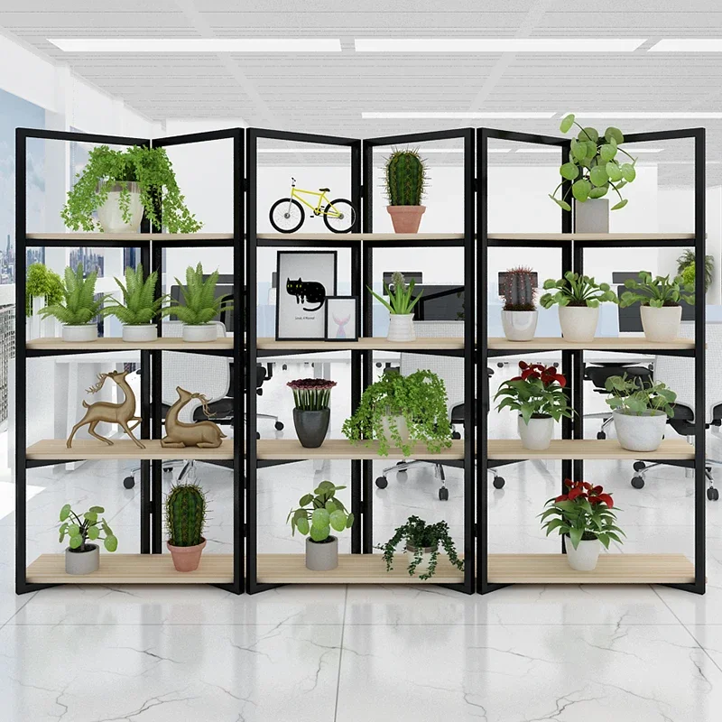 Hierro forjado, mampara, oficina, partición, estante, restaurante, moderno, simple, partición