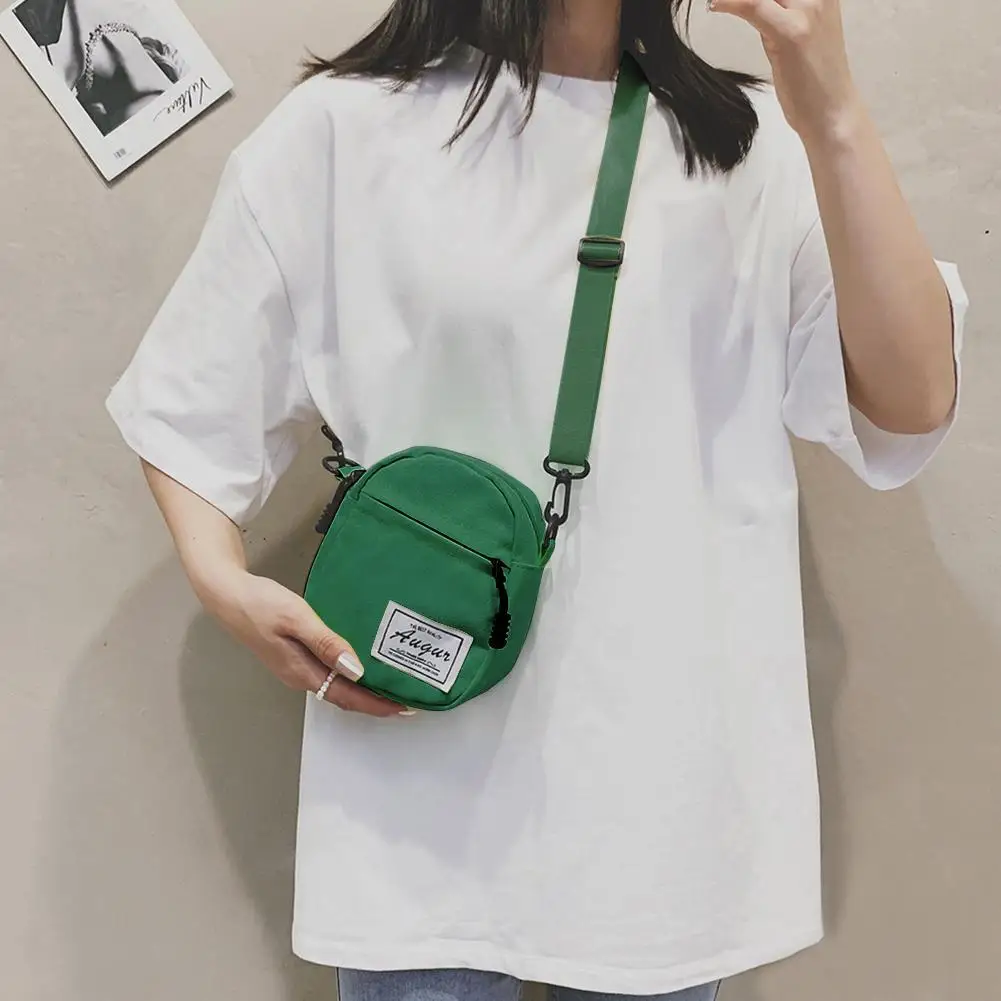 

Fashion Women Canvas Bags Patchwork Mini Wallet Phone Shoulder Messenger Bags Multilayers Vintage Design Lady Handbag