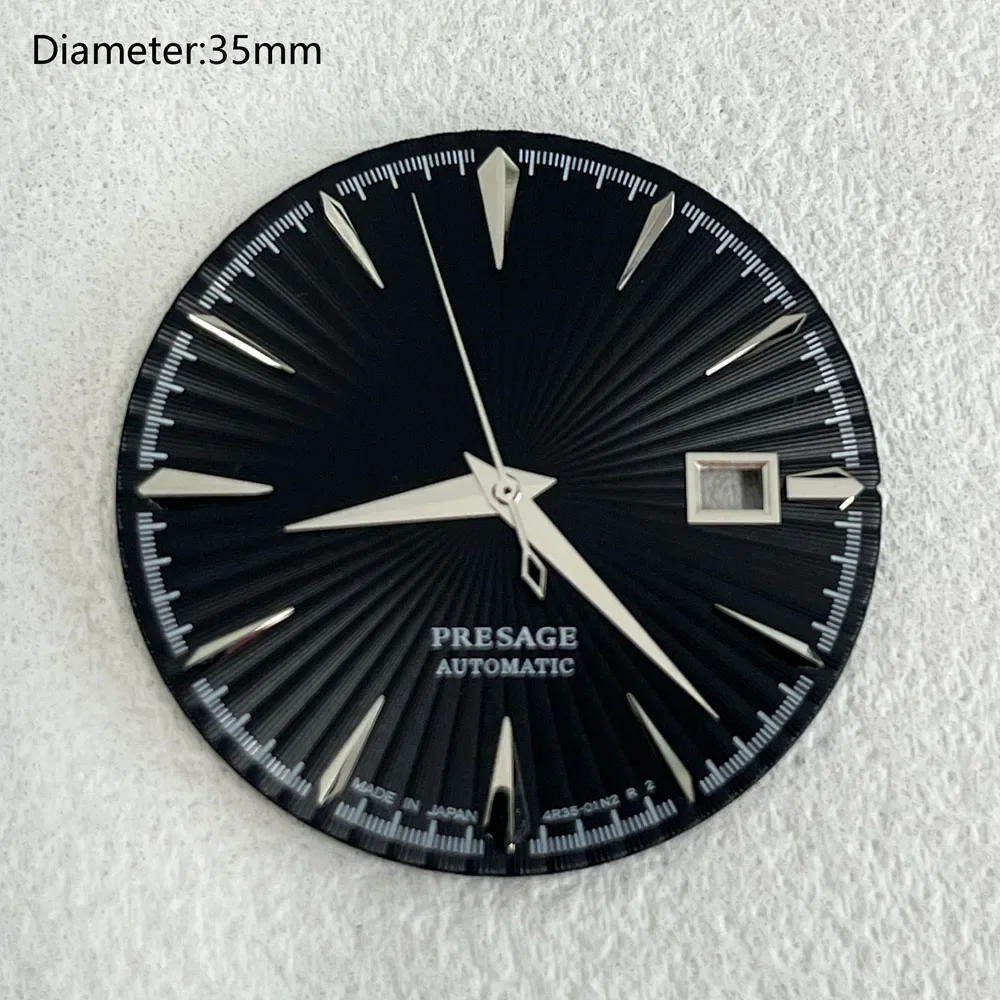 NH35 quadrante 35mm PRESAGE quadrante nh35 cassa dell'orologio in oro rosa PRESAGE fit NH35 movimento meccanico automatico SRPB43J1 SRPD37J1 watchmods