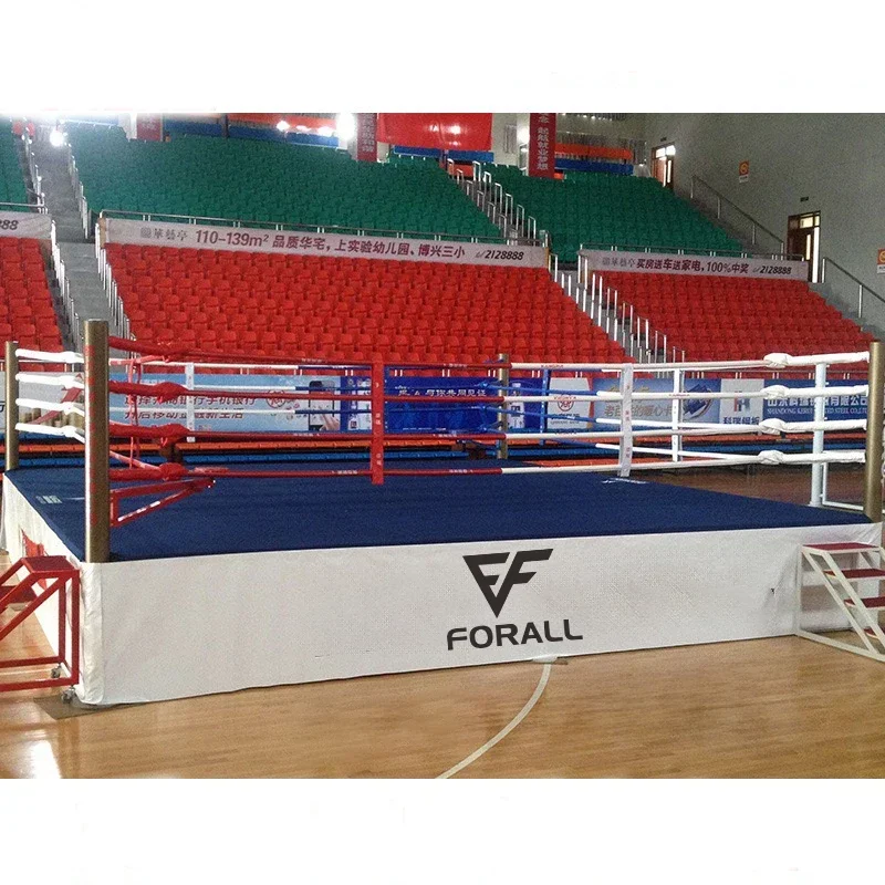 International Standard Quality Boxing Ring stairs for Customized Steel wrestling ring boxing ring