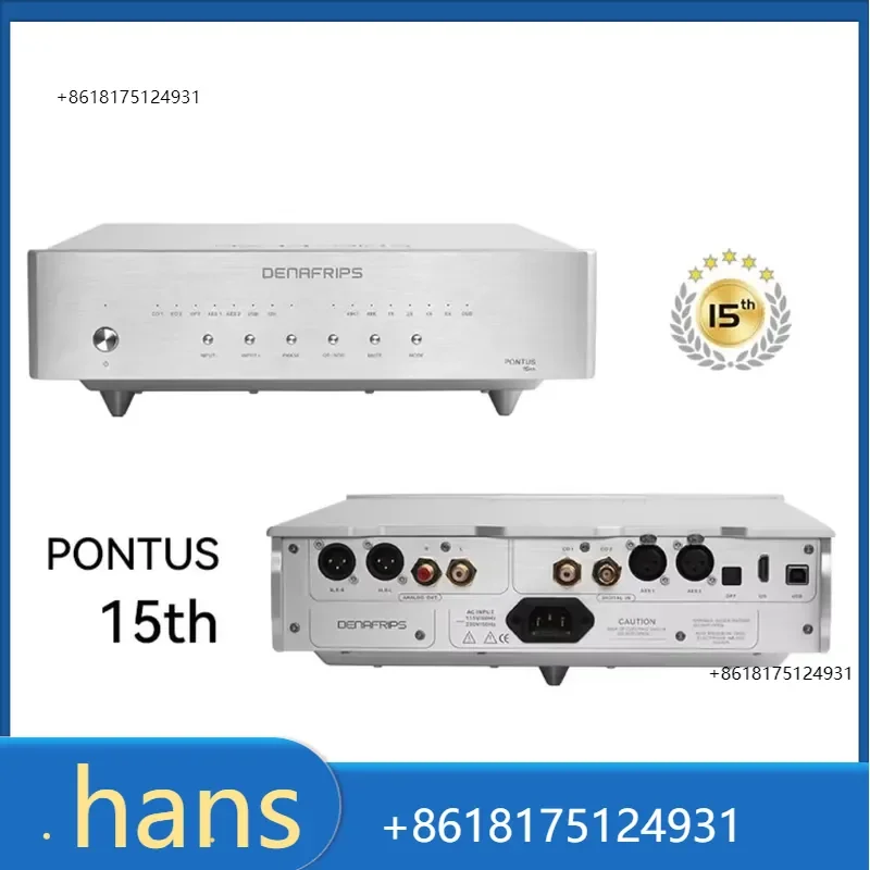 2026 Factory Direct Sales Denafrips PONTUS 15th R2R DAC FIFO Pure Balanced Decoder DSD I2S PCM AES/EBU OPTICAL COAXIAL BNC