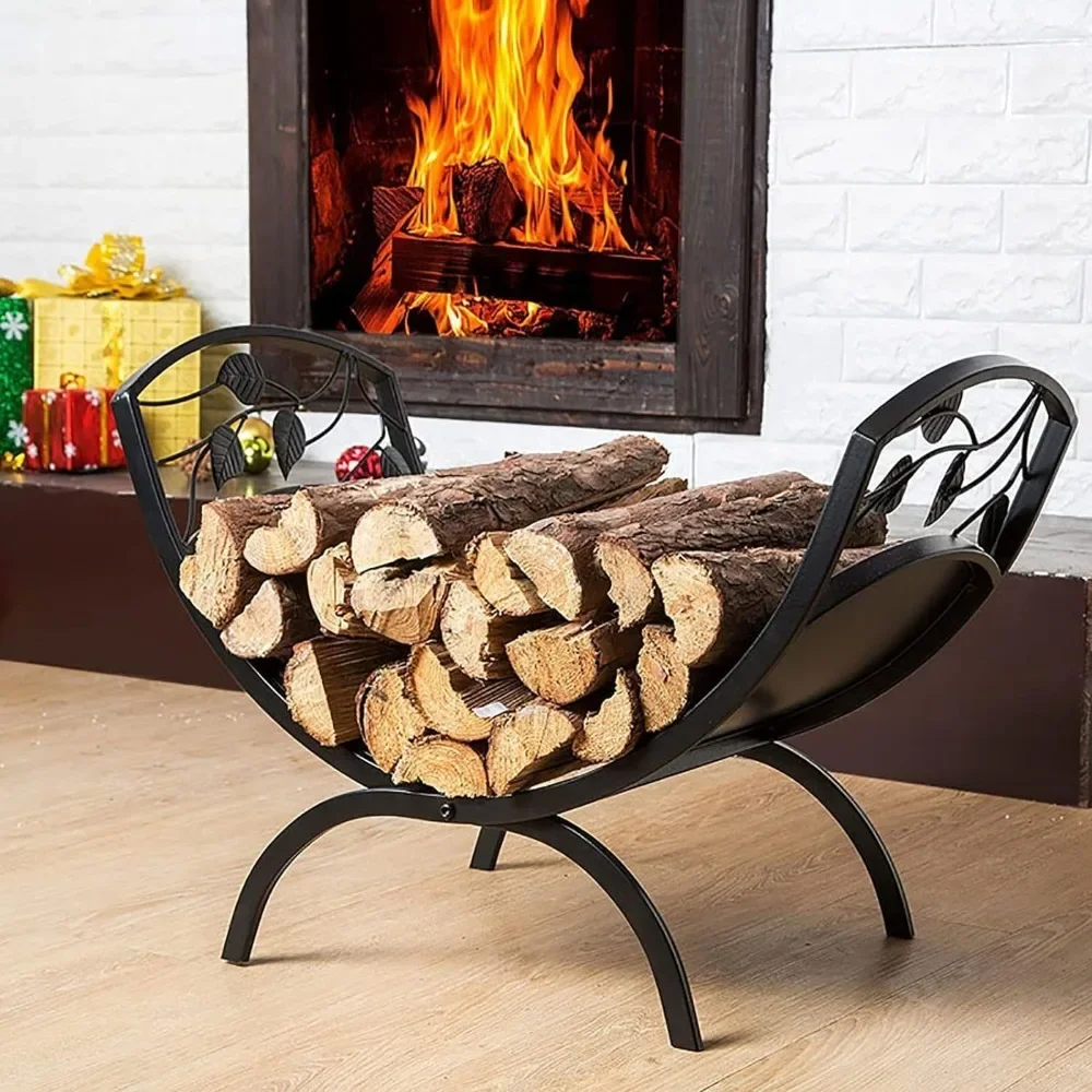 Arc Firewood Rack, Easy to Assemble Log Rack, Indoor/Outdoor Wood Rack for Firewood/Log/Lumber/Kindling