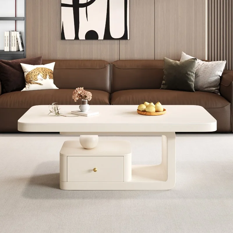 Mesa de centro minimalista para sala de estar, decoração moderna, designer, mesa de centro luxuosa, estética, pequena, mesa auxiliar, móveis para casa