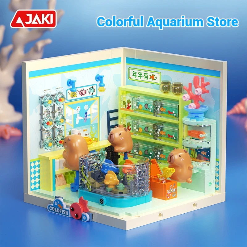 نموذج معماري DIY نموذج لعبة تعليمية للشارع التجاري تجميع زخرفة إبداعية ألعاب مكعبات بناء للأطفال هدية #6