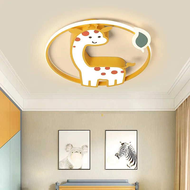 

Led Cute Bedroom Light For Kids Room Ceiling Light Nursery Baby Room Lighting Fixtures Animal Deer Children Bedroom Lighting