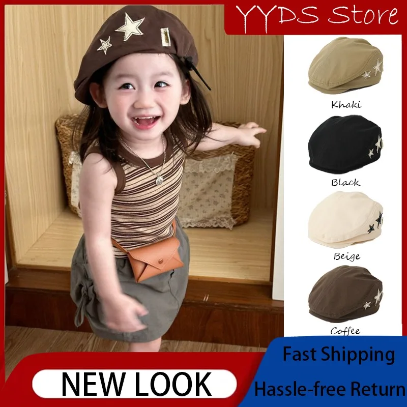 cappello-da-strillone-con-stella-retro-per-bambini-primavera-autunno-streetwear-cool-berretto-berretto-da-artista-unisex-per-ragazzi-e-ragazze