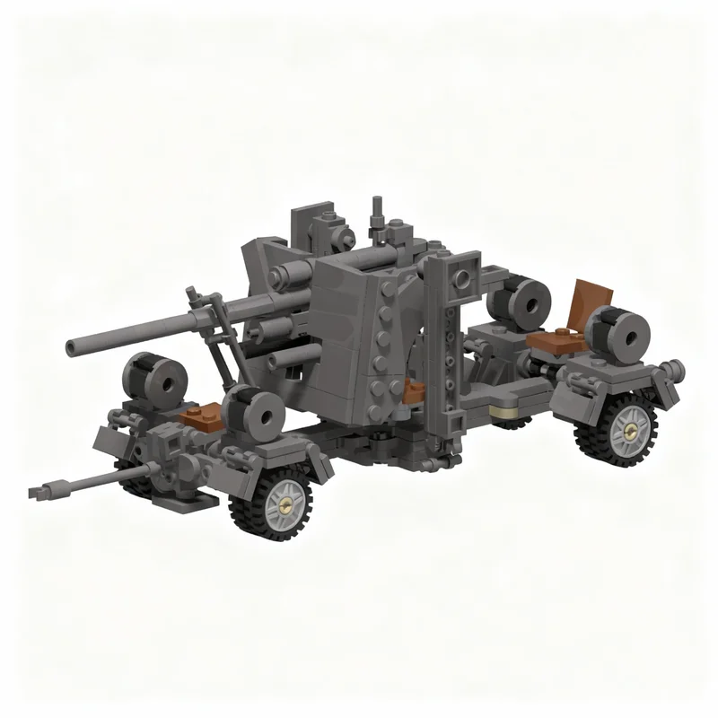 ชุดตัวต่อ MOC รถพ่วงพิเศษสีเทา 402 ชิ้น ชุดตัวต่ออเนกประสงค์ ของเล่นเสริมสร้างทักษะการเรียนรู้ ของขวัญคริสต์มาส ของเล่นเด็ก