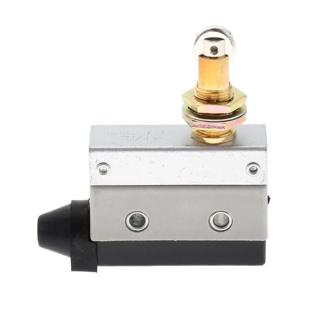 Panel Mount Micro Limit Switch AZ7311 Short Lever Roller Plunger 10A 250V AC Durable ABS Plastic Component