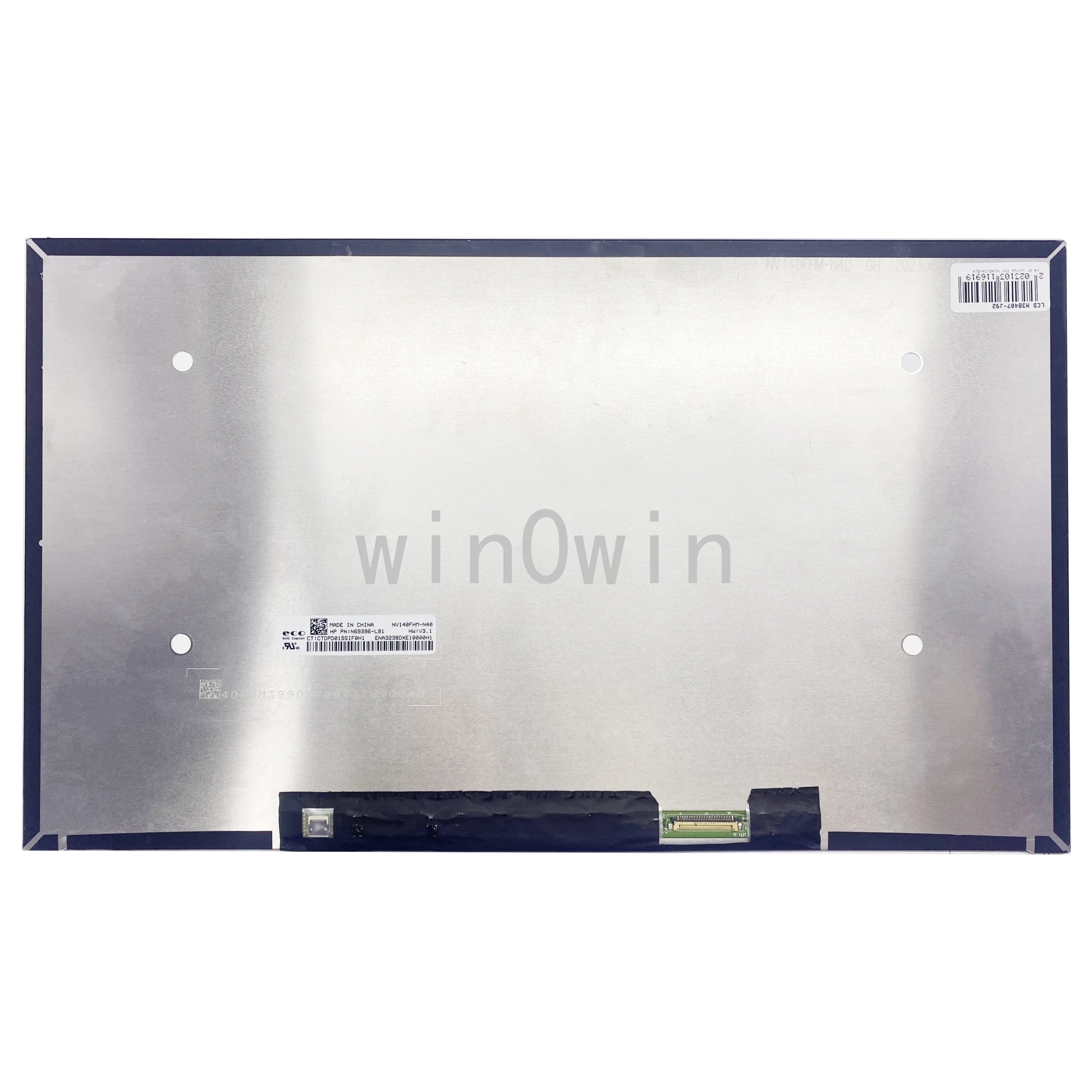 

NV140FHM-N40 LCD Screen FHD 1920x1080 IPS LED Display Panel Matrix Replacement 14.0" 30Pins