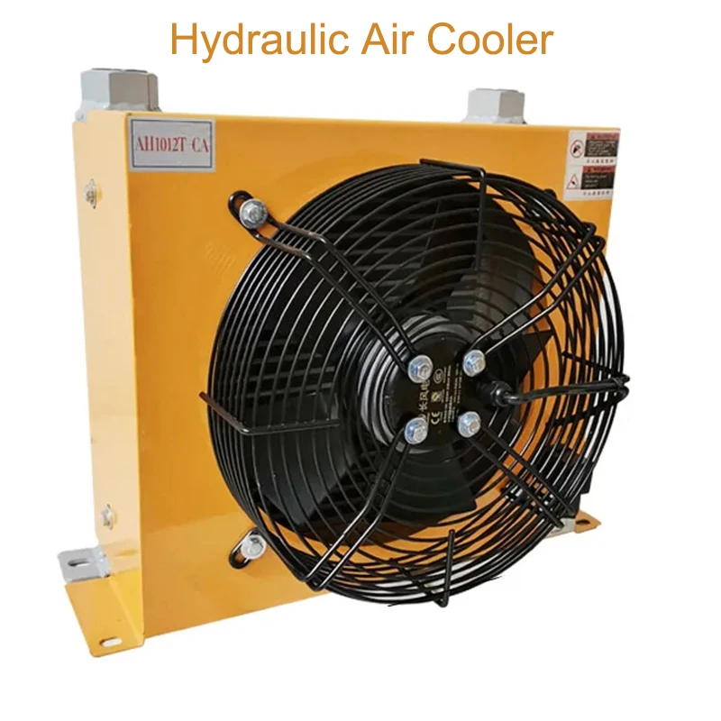 

AH1012T-CA 100L/MIN Hydraulic Air Cooler Air Cooled Oil Radiator AF Series Plate-Fin Hydraulic Aluminum Oil Coolers