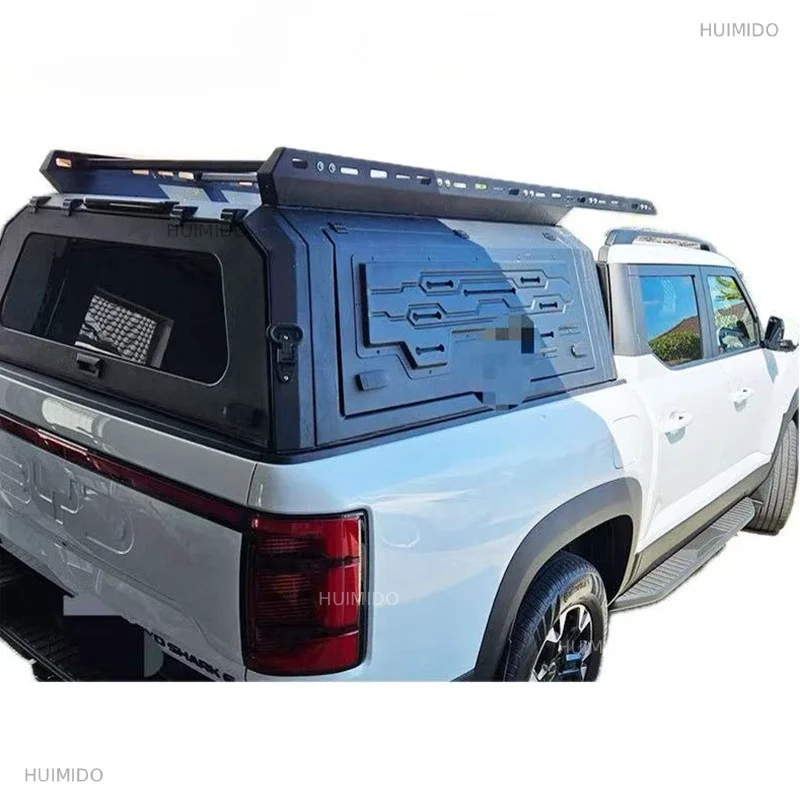 For Byd Shark 6 Waterproof Hardtop Canopy Topper for Pickup Truck Manual Operation Locking Tailbox Compatible Sierra Silverado