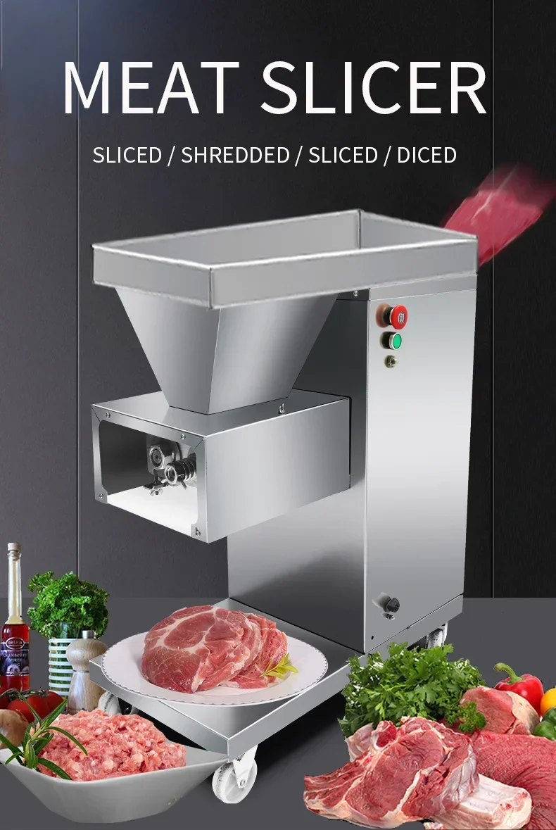 #ay Professional Kitchen Equipment Meat Slicer Commercial Electric Meat Cutting Machine
