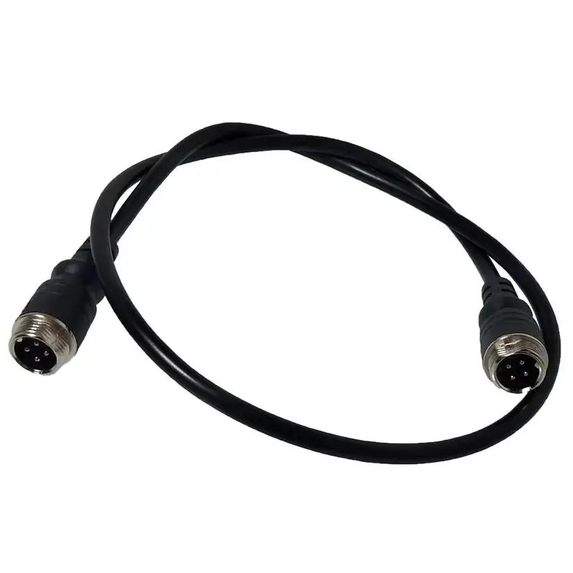 Extension cable 4PIN aviation double male cable car DVR cable For Bus camera Cable