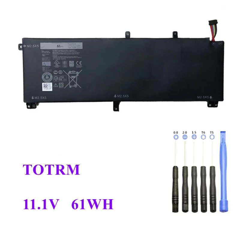 

TOTRM T0TRM Laptop Battery for For Dell XPS 15 9530 Precision M3800 H76MV 7D1WJ 11.1V 61WH