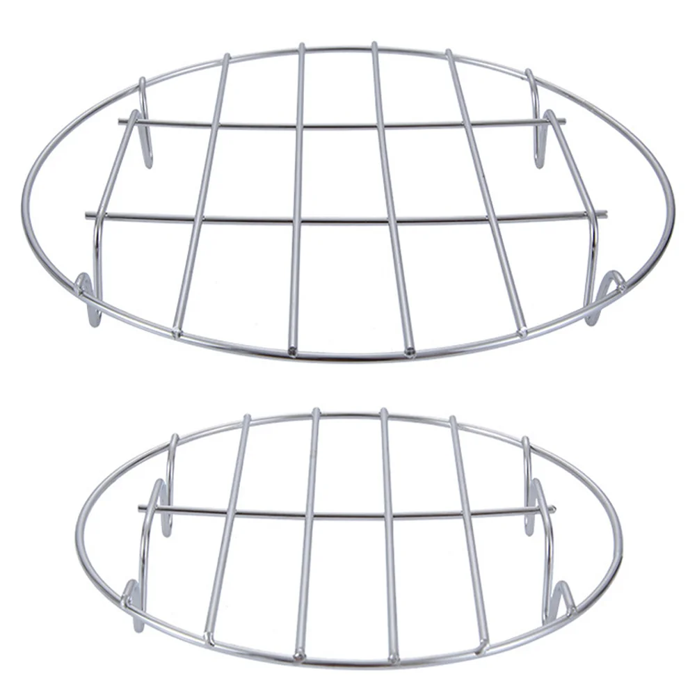 

2 PCS Steam Rack Kitchen Steamer Practical Household Safe Stainless Steel Steaming Cooking Food Premium for