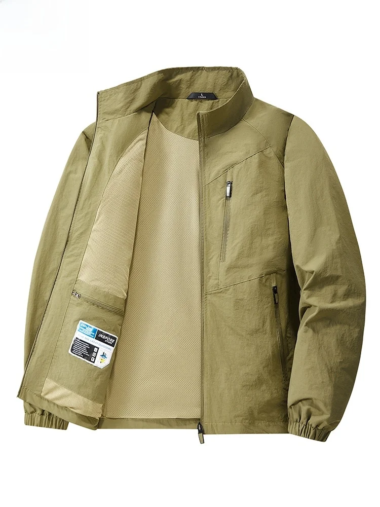 

Paul мужской двусторонний весенне-осенний повседневный спортивный костюм с воротником-стойкой, альпинистский костюм, топ, модный городской...