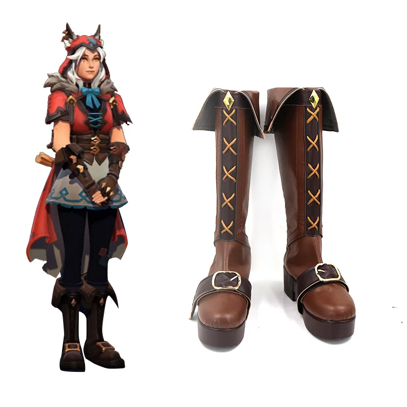 

Game Anime Cosplay Shoes DOTA2 Marci Boots Halloween Party Costume Accessories Custom Made
