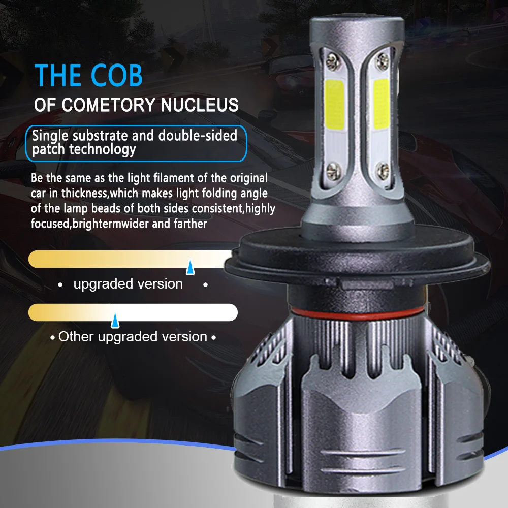 PANDUK Auto Bulbs LED H4 H1 LED H7 9005 LED 9006 H11 HB4 Car LED Headlights 60W 100000Lm 12V 60W 8000k 6000k 4300k 3000k Lamp