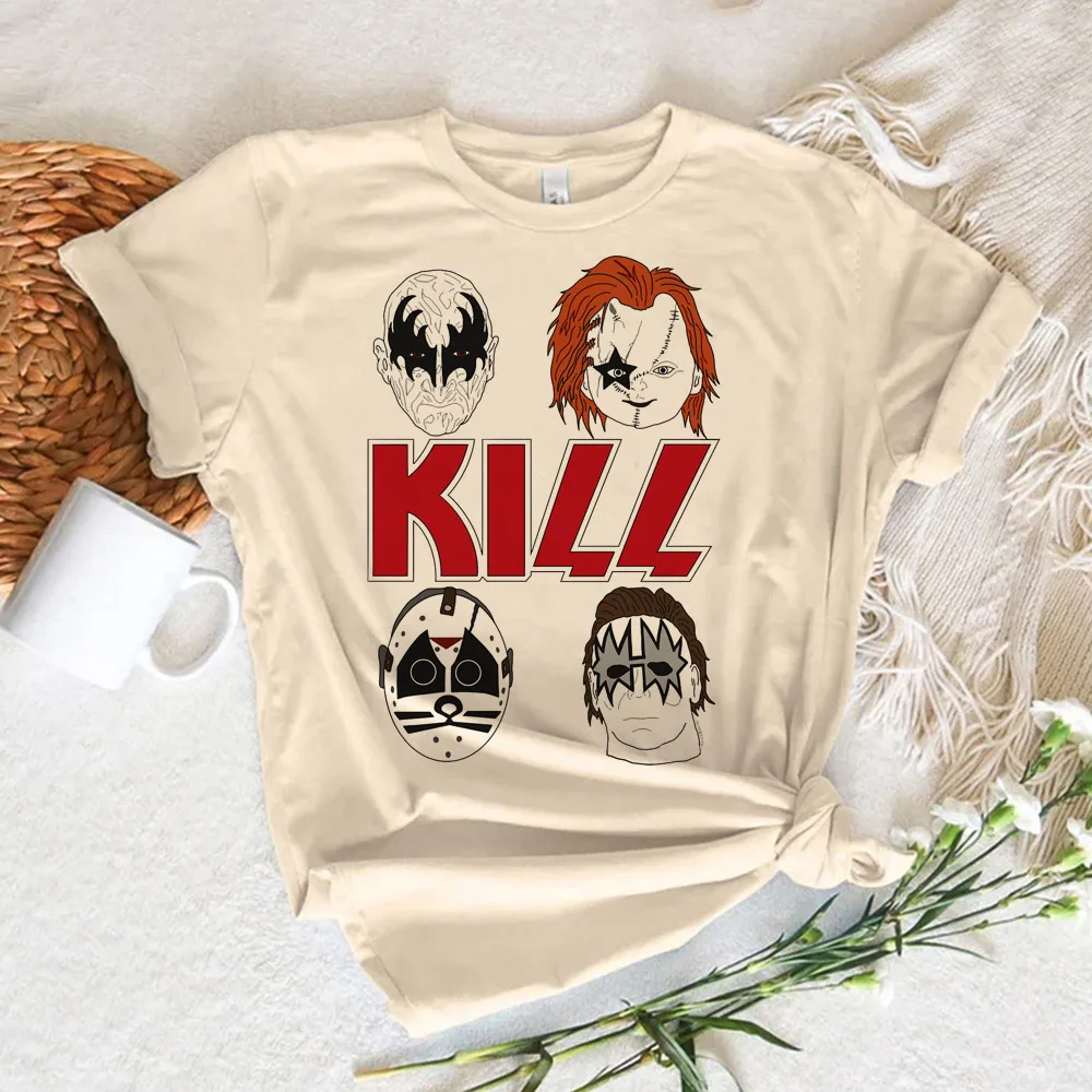 Chucky tshirt women comic t-shirts female streetwear 2000s clothing