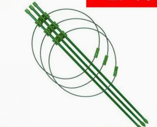 

2 Sets Fiberglass Trellis For Climbing Plants Garden Support With Adjustable Rings Rose Tomato Vine Plant Cage Weather Resistant