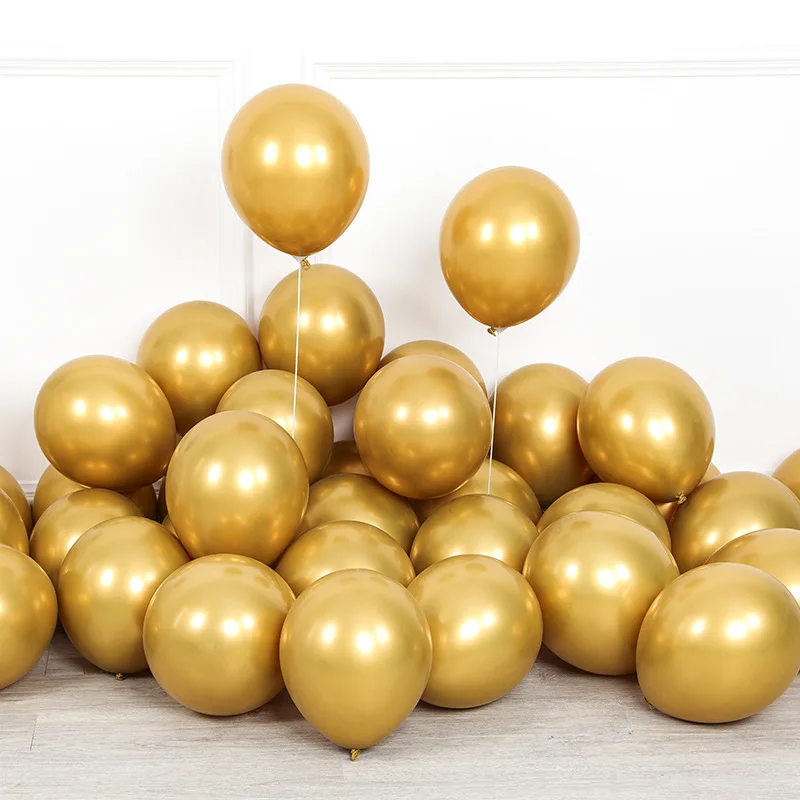 Weihnachtsfeier-Luftballons, 25,4 cm, Rot, Grün, Goldfarben, Dekor, Weihnachtsbaum, geeignet für Weihnachtsatmosphäre, Urlaub, Partyzubehör – Detail 6