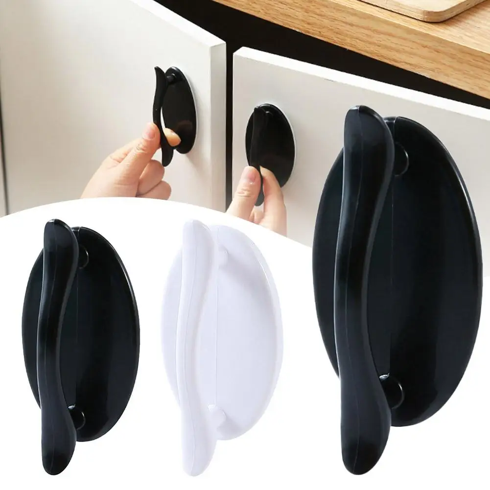 1pcs Punch-Free Door Window Cabinet Drawer Handle Multi-purpose Labor Saving Auxiliary Pull Handle For Wardrobe Cabinets H9C6