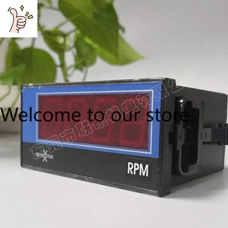 2026 Line Speedometer MS-1-A-S Digital Tachometer 1800RPM Taiwan Original Yuexin/MOONSTAR