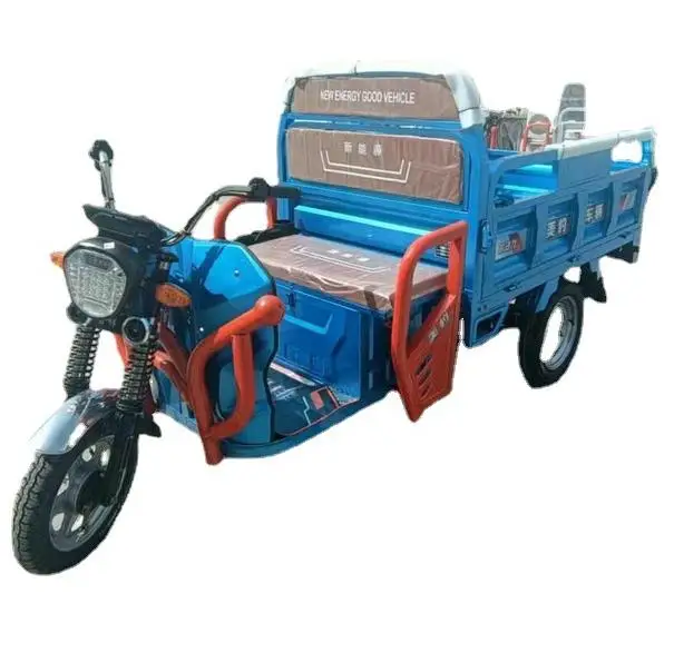 Wholesale New Energy Electric Tricycles 1.5 m Passenger-carrying Freight Dual-purpose Small Battery Car Home Use