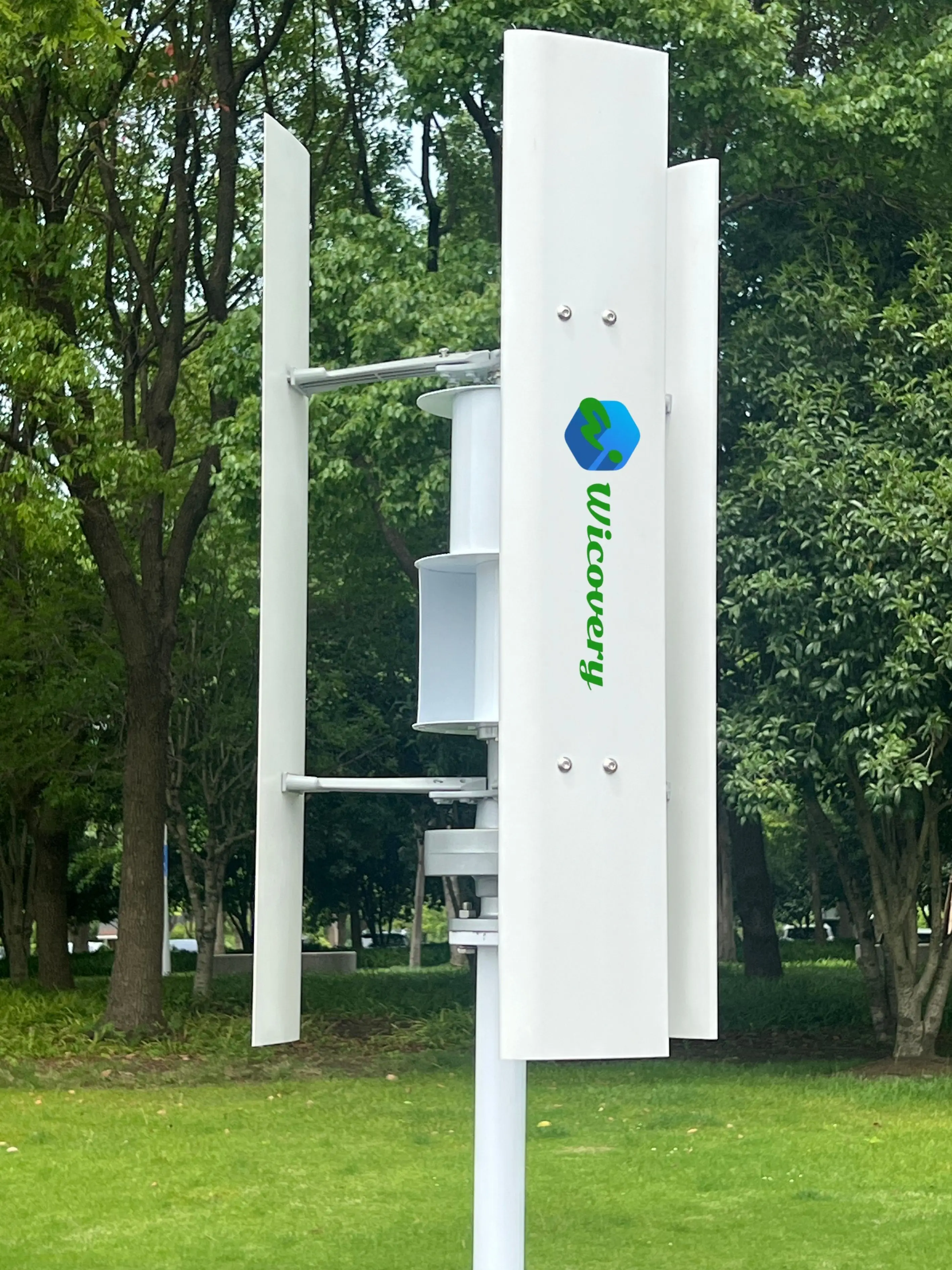 10KW 20KW Verticale As Windmolen 12v 24v 48v Windturbine Permanente Maglev Generator Gratis Energie met Controller en Inverter - afbeelding 2