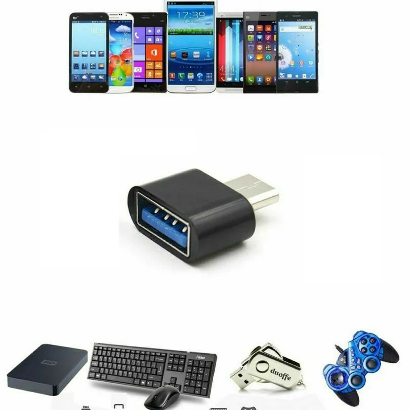 

2 шт./компл. OTG конвертер Micro USB 5-контактный разъем «папа» на USB 2.0 «мама» адаптер для планшетного телефона Android