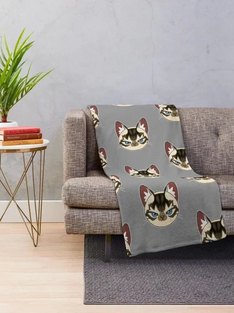 Lynx Point Siamese Throw Blanket Blankets For Bed Plaid on the sofa Blankets