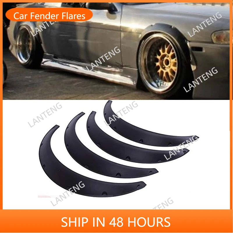 Car Fender Flares Mudguard Wheel Cover Protect For L-exus SC300 SC400 SC430 Extra Wide Body Kit Flexible Wheel Arch Mudflaps