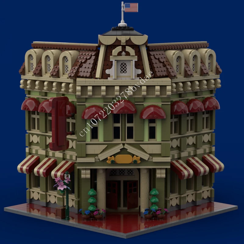 

3451 шт., головоломки Magic Kingdom Crystal Arts MOC Streetview, креативная архитектура, сборка, игрушки на день рождения, подарки, игрушки для детей в возрасте