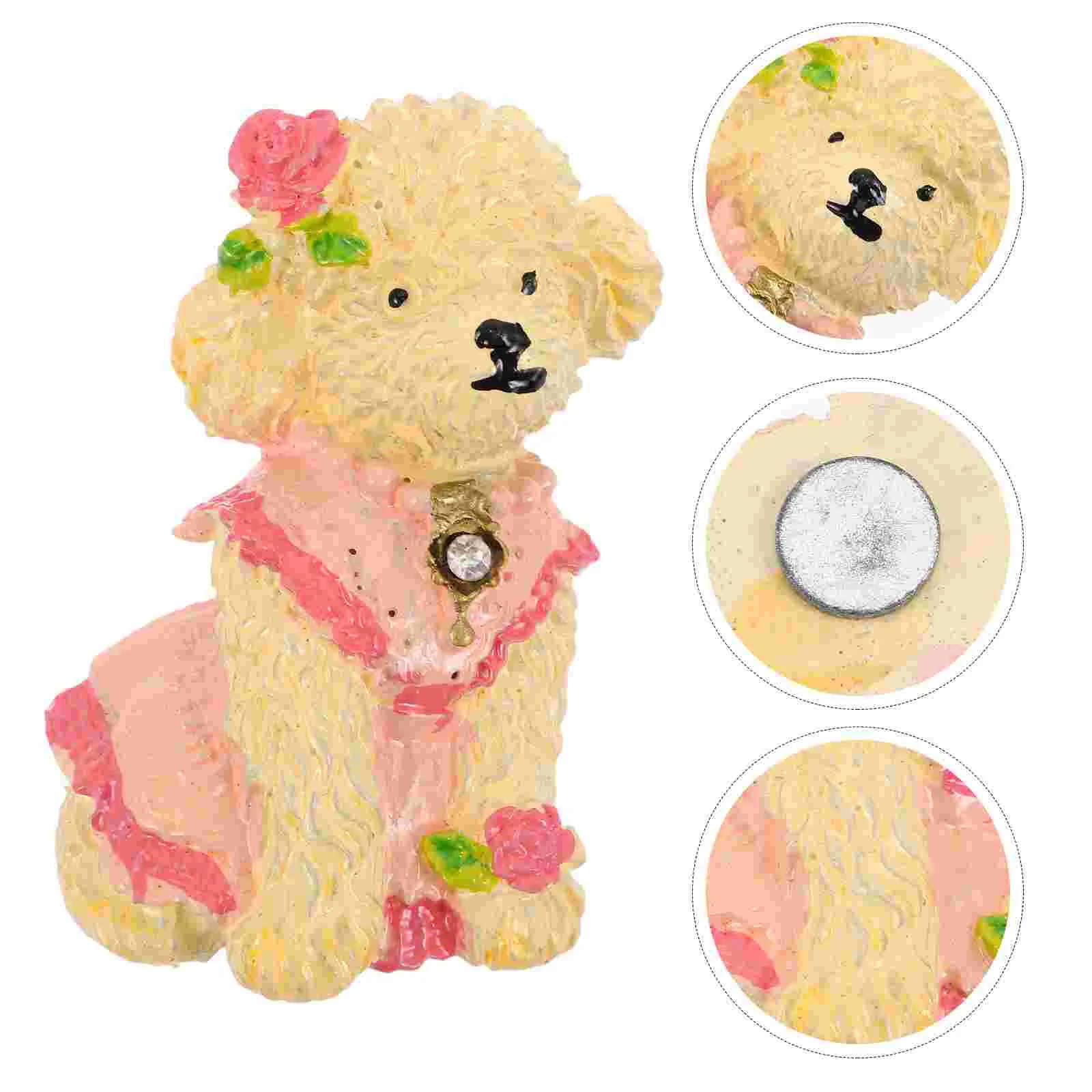 

Animal Magnets Fridge Dog Decorate Aesthetic Resin Kids Funny for Refrigerator Cute