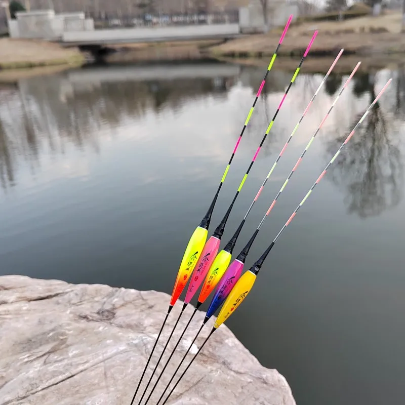 

Sensitive Float Trout Long Carp LED Fishing Casting Light Bass Quill Adjustable Anti-Glare Night Sea Stick Lightweight Durable