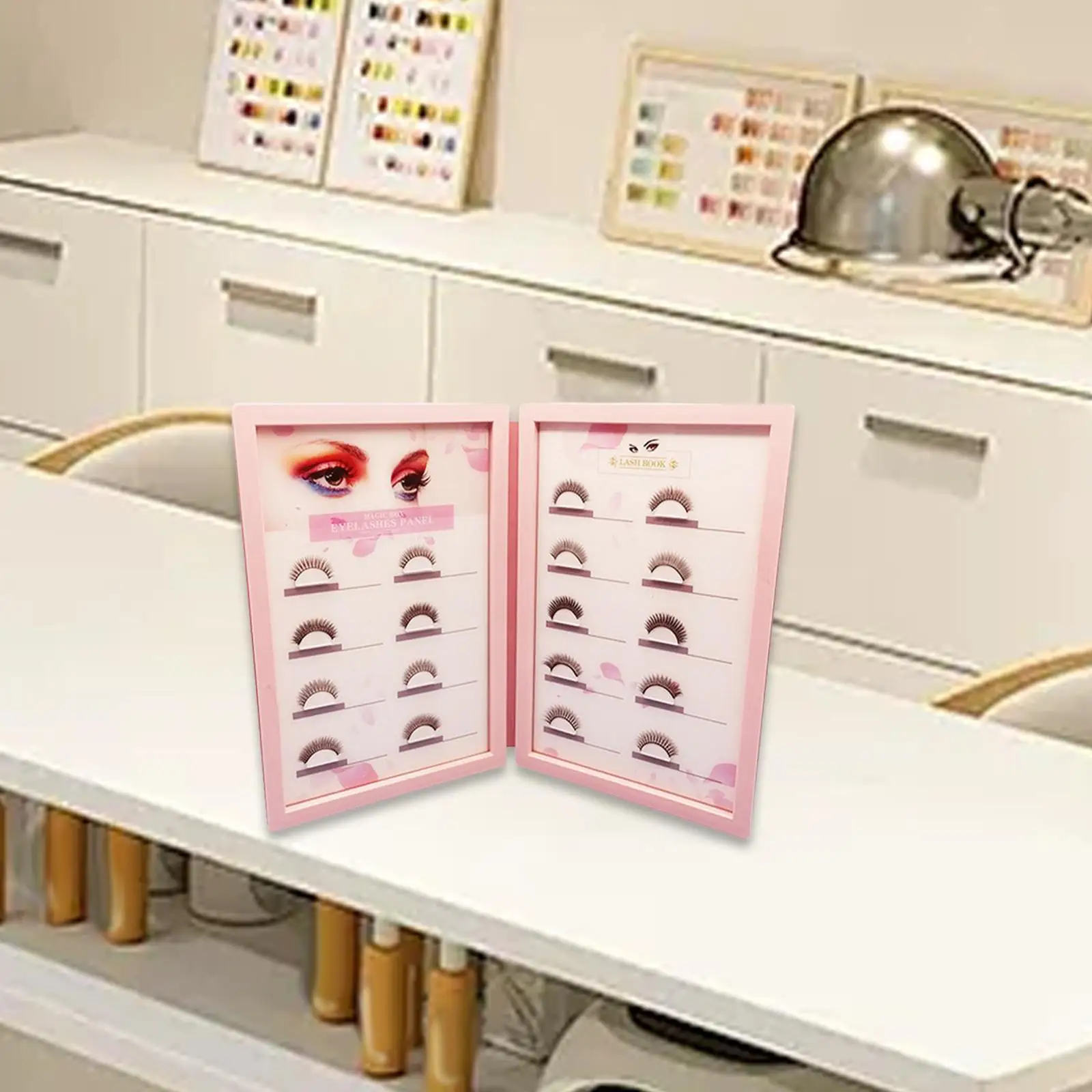 

False Lash Storage Book Eyelash Display Box Multipurpose Reusable Lash Extension