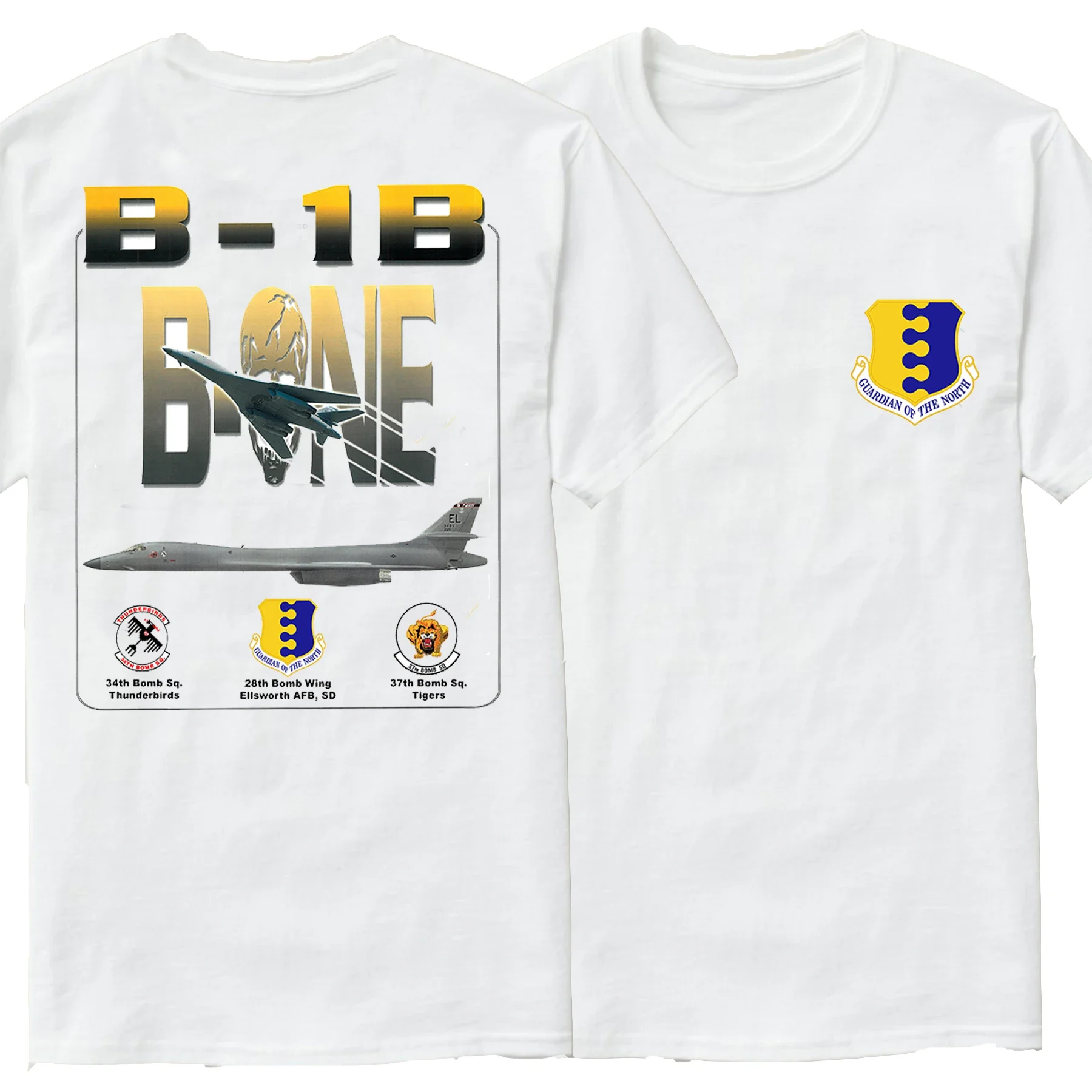 28th Bomber Wing Insignia B-1 Lancer Heavy Bomber T-Shirt 100% Cotton O-Neck Summer Short Sleeve Casual Mens T-shirt Size S-3XL