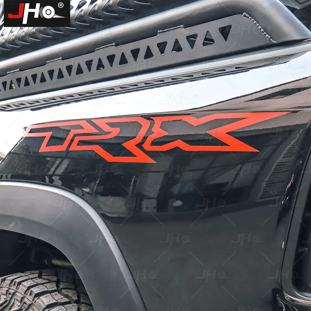 JHO Front Hood Decals Truck Body TRX Decoration Sticker Film for Dodge Ram 1500 TRX 2021 2022 2023 Exterior Accessories view 6